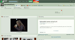 Desktop Screenshot of heavymetalfaerie.deviantart.com