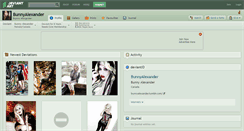 Desktop Screenshot of bunnyalexander.deviantart.com