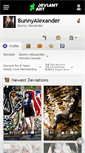 Mobile Screenshot of bunnyalexander.deviantart.com