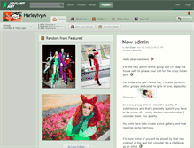 Tablet Screenshot of harleyivy.deviantart.com