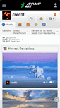 Mobile Screenshot of cred1t.deviantart.com