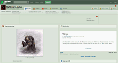 Desktop Screenshot of nightmare-jackal.deviantart.com