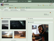 Tablet Screenshot of cocod-or.deviantart.com