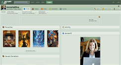 Desktop Screenshot of immortaldiva.deviantart.com