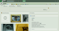 Desktop Screenshot of lencia.deviantart.com
