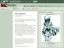 Tablet Screenshot of data-angel.deviantart.com