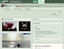 Tablet Screenshot of mrt.deviantart.com