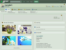 Tablet Screenshot of carredia91.deviantart.com
