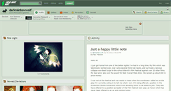 Desktop Screenshot of darkrainbowwolf.deviantart.com