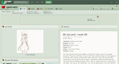 Desktop Screenshot of naomi-nami.deviantart.com