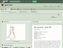 Tablet Screenshot of naomi-nami.deviantart.com