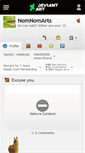 Mobile Screenshot of nomnomarts.deviantart.com