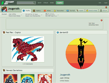 Tablet Screenshot of jougeroth.deviantart.com