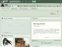 Tablet Screenshot of odbe.deviantart.com