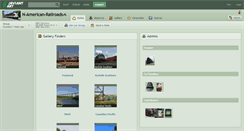 Desktop Screenshot of n-american-railroads.deviantart.com
