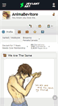 Mobile Screenshot of animabevitore.deviantart.com