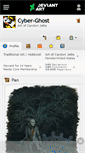 Mobile Screenshot of cyber-ghost.deviantart.com