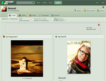 Tablet Screenshot of diesnail.deviantart.com