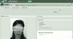 Desktop Screenshot of madpapir.deviantart.com
