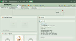 Desktop Screenshot of gameasylum.deviantart.com