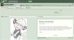 Desktop Screenshot of my-little-zombie.deviantart.com