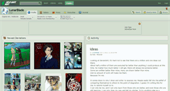 Desktop Screenshot of lunarblade.deviantart.com