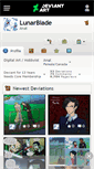 Mobile Screenshot of lunarblade.deviantart.com