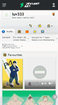 Mobile Screenshot of luv333.deviantart.com