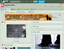 Tablet Screenshot of andreakulbaba.deviantart.com