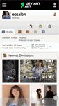 Mobile Screenshot of epsalon.deviantart.com