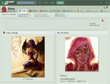 Tablet Screenshot of eshva.deviantart.com