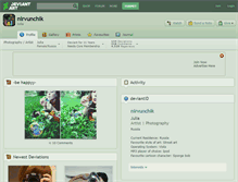 Tablet Screenshot of nirvunchik.deviantart.com