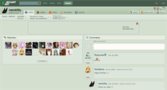 Desktop Screenshot of nanokitty.deviantart.com