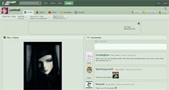 Desktop Screenshot of luminall.deviantart.com