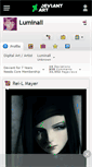 Mobile Screenshot of luminall.deviantart.com