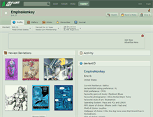 Tablet Screenshot of empiremonkey.deviantart.com