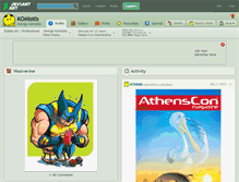 Tablet Screenshot of komiotis.deviantart.com