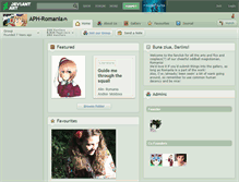 Tablet Screenshot of aph-romania.deviantart.com