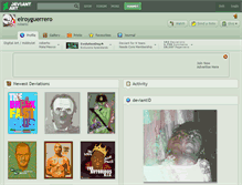 Tablet Screenshot of elroyguerrero.deviantart.com