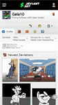 Mobile Screenshot of gaia10.deviantart.com