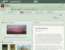 Tablet Screenshot of gerjen.deviantart.com