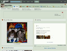 Tablet Screenshot of pornchips.deviantart.com