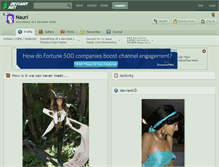 Tablet Screenshot of nauri.deviantart.com