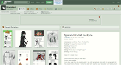 Desktop Screenshot of draco4evr.deviantart.com