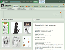 Tablet Screenshot of draco4evr.deviantart.com
