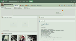 Desktop Screenshot of everythingbutt.deviantart.com