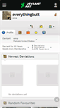 Mobile Screenshot of everythingbutt.deviantart.com
