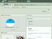 Tablet Screenshot of digedige.deviantart.com