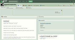 Desktop Screenshot of karamelcomplextion.deviantart.com