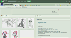 Desktop Screenshot of mega-zee-hedgie.deviantart.com